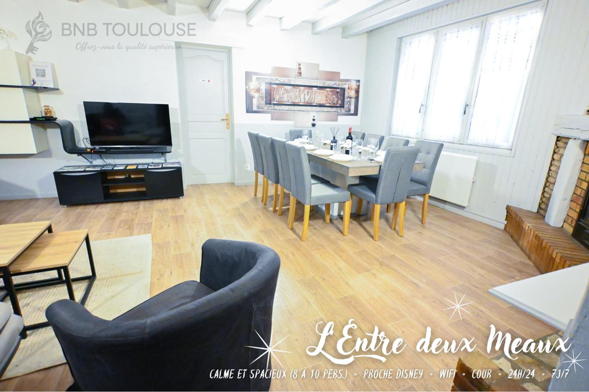 Pause Entre Deux Meaux ► Proche Disneyland Paris ► Wifi ► Netflix ► 24/24H Паншар Экстерьер фото